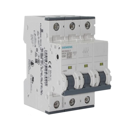 Siemens 5SY6332-7 3P 32A (C) 6kA Автоматический выключатель