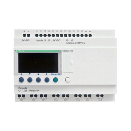 Schneider Electric SR2B201BD Реле интеллектуальное ZELIO LOGIC 20 вх/вых