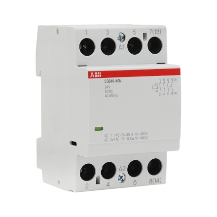 ABB ESB40-40N-01 1SAE341111R0140 Модульный контактор 40А АС-1, 4NO (Катушка 24V AC/DC)