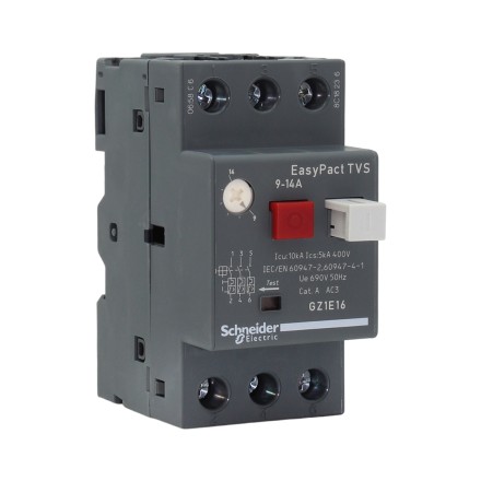Schneider Electric GZ1E16 Автоматический выключатель для защиты двигателя 9-14A