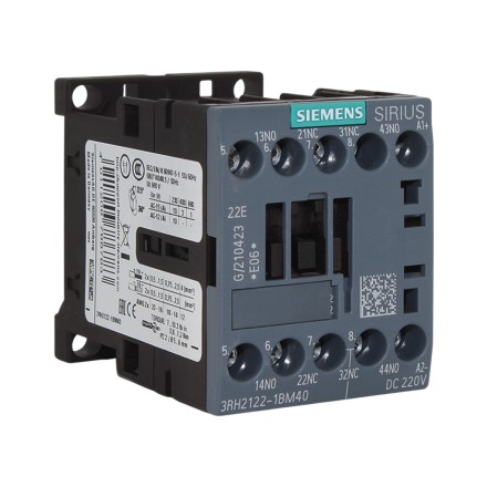 Siemens 3RH2122-1BM40 Вспомогательное реле (Контактор) 2NO+2NC Катушка (220V DC)