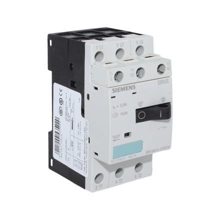 Siemens 3RV1611-1CG14 Автоматический выключатель для трансформатора 2,5A