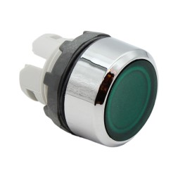 ABB MP1-21G 1SFA611100R2102 Кнопка зеленая (корпус) без фиксации с подсветкой