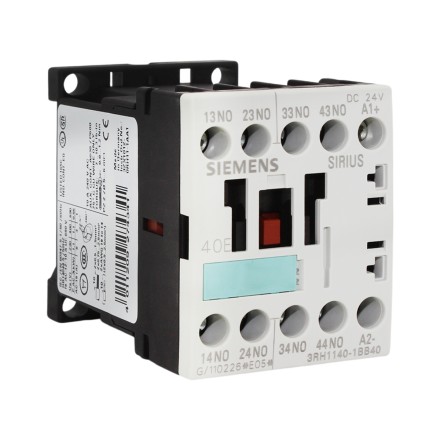 Siemens 3RH1140-1BB40 Вспомогательное реле (Контактор) 4NO Катушка (24V DC)