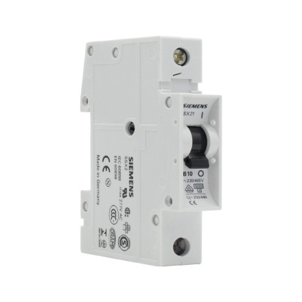 Siemens 5SX2110-6 1P 10A (B) 6kA Автоматический выключатель