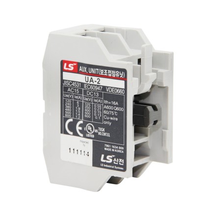 LS UA-2 Дополнительный блок контактов 2NO (83361634064)