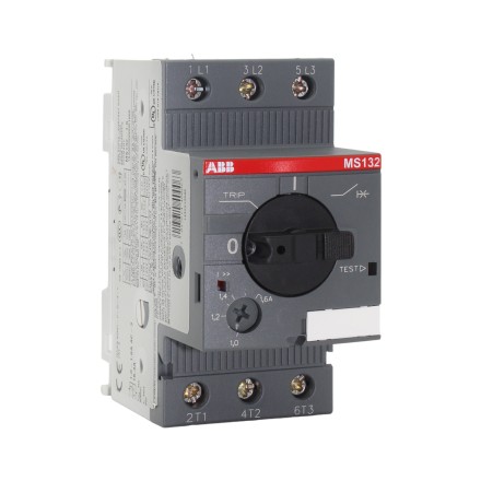 ABB MS132-1.6 1SAM350000R1006 Автоматический выключатель для защиты двигателя 1.0-1.6A