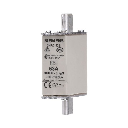 Siemens 3NA3822 Предохранитель 63А