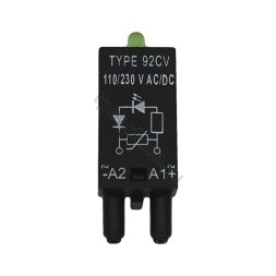 Варистор и светодиод зеленый type 92CV 110-230B AC/DC