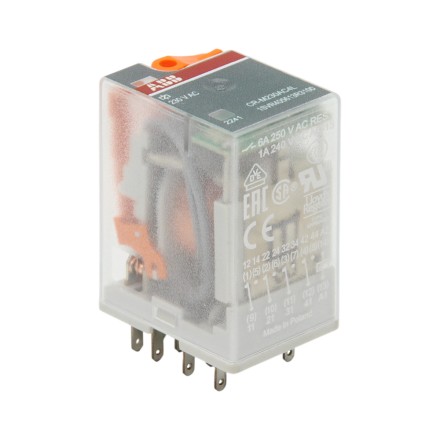 ABB CR-M230AC4L 1SVR405613R3100 Реле промежуточное 6A 250V 4 CO 230V AC
