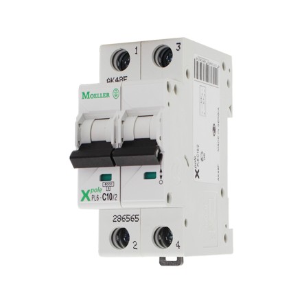MOELLER / EATON PL6-C10/2 286565 Автоматический выключатель 2P 10A (C) 6kA