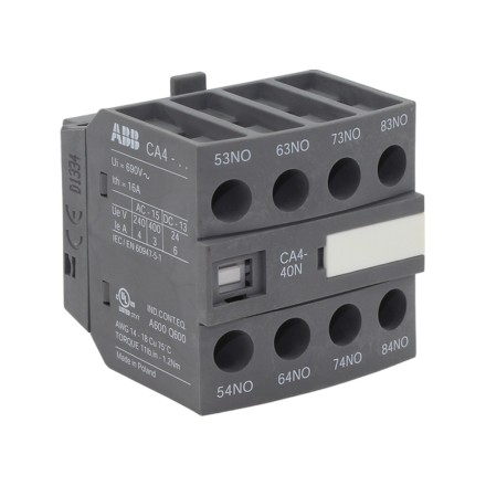 ABB CA4-40N 1SBN010140R1240 Дополнительный контактный блок 4NO