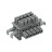 Phoenix Contact ME 6,2 TBUS-2 1,5/5-ST-3,81 GY 2695439 Шинные соединители на DIN-рейку