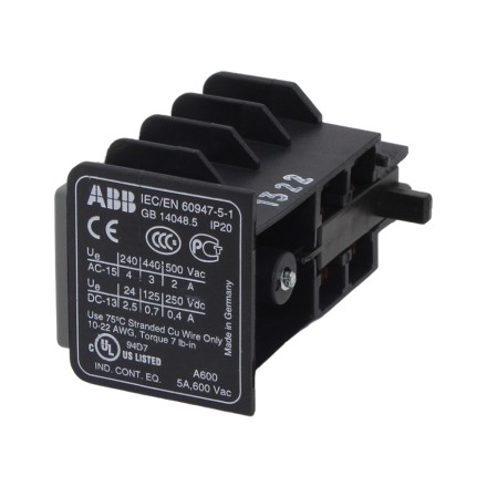 ABB CAF6-20N GJL1201330R0008 Фронтальный блок дополнительный контактов 2NO для В6,В7