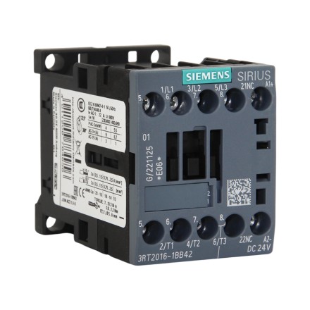 Siemens 3RT2016-1BB42 Контактор (Катушка 24V DC)