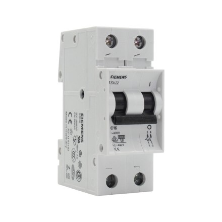 Siemens 5SX2216-7 2P 16A (C) 6kA Автоматический выключатель