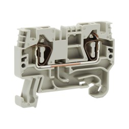 Schneider Electric AB1RRN435U2GR Клемма пружинная проходная 4 мм², серая
