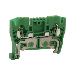 Klemsan YBK 2,5T 336220 Клеммник пружинный заземляющий 2,5мм² желто-зеленый