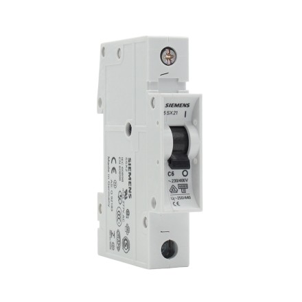 Siemens 5SX2106-7 1P 6A (C) 6kA Автоматический выключатель
