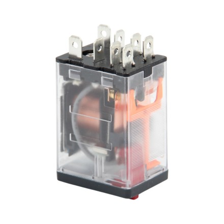 Schneider Electric RPM22P7 Реле питания 2CO 230V AC 15A с блокируемой тестовой кнопкой и индикатором