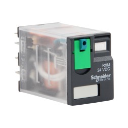 Schneider Electric RXM4AB1BD Реле 4CO 24V DC 6A с блокируемой тестовой кнопкой