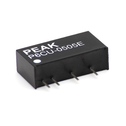 PEAK Electronics P6CU-0505E DC/DC преобразователь 2Вт, IN 4.5-5.5В, OUT 5В/200мА
