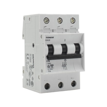 Siemens 5SX2316-7 3P 16A (C) 6kA Автоматический выключатель