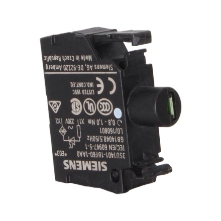 Siemens 3SU1401-1BF60-1AA0 Модуль подсветки белый 230V AC