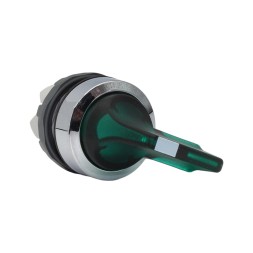 ABB M3SS4-21G 1SFA611213R2102 Переключатель (корпус) зеленый 3-х позиционный с фиксацией с подсветкой