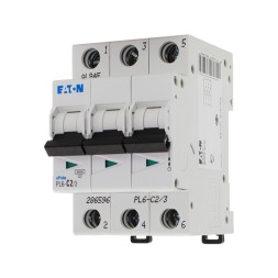 MOELLER / EATON PL6-C2/3 286596 Автоматический выключатель 3P 2A (C) 6kA