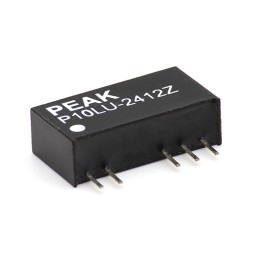 PEAK Electronics P10LU-2412Z DC/DC преобразователь 2Вт, IN 21.6-26.4В, OUT +/-12В/ +/-84мА,