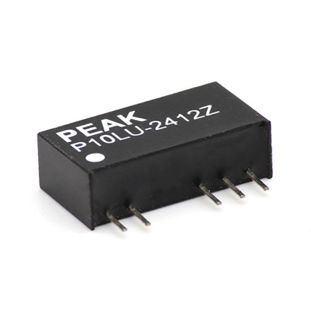 PEAK Electronics P10LU-2412Z DC/DC преобразователь 2Вт, IN 21.6-26.4В, OUT +/-12В/ +/-84мА,