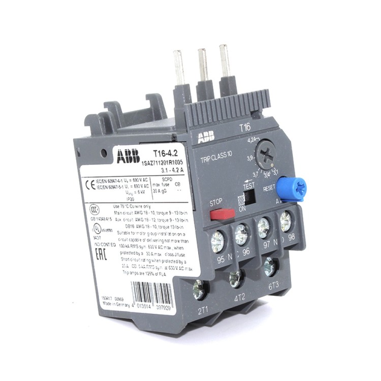 ABB T16-4.2 1SAZ711201R1035 Тепловое реле перегрузки 3,1-4,2А - Санкт-Петербург 