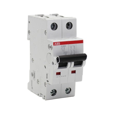 ABB S202 C2 2CDS252001R0024 Автоматический выключатель 2P 2A (C) 6kA
