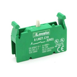 LOVATO ELECTRIC 8LM2TC10 Вспомогательный контакт 1NO