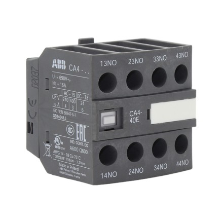 ABB CA4-40E 1SBN010140R1040 Дополнительный контактный блок 4NO