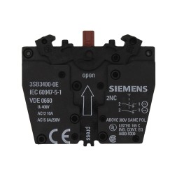 Siemens 3SB3400-0E Дополнительный контакт 2NC