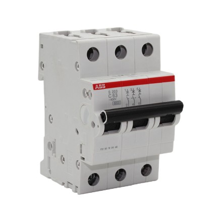 ABB S203 C63 2CDS253001R0634 3P 63A (C) 6kA Автоматический выключатель