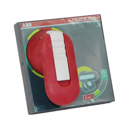 ABB RHE_EM T4-T5 F/P EMER. RETURNED 1SDA054930R1 Рукоятка поворотная на дверцу Tmax/Emax