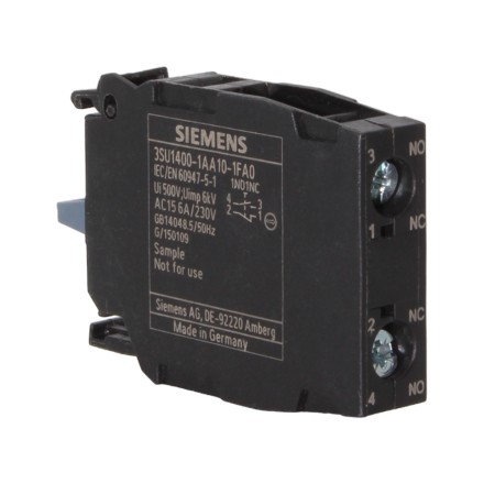 Siemens 3SU1400-1AA10-1FA0 Контактный модуль 1NO+1NC