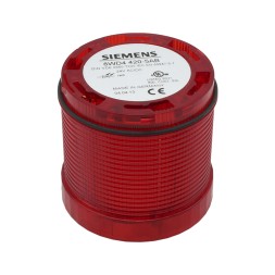 Siemens 8WD4420-5AB Элемент сигнальной колонны LED (красный) 24V AC/DC (Без заводской упаковки)