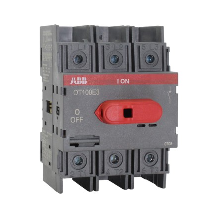 ABB OT100E3 1SCA022398R4400 Рубильник 3-х полюсный 100A