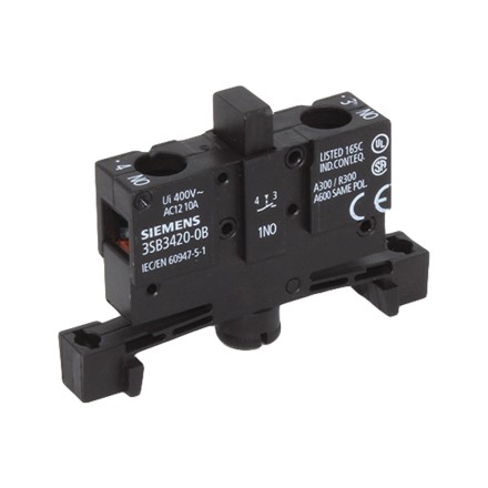 Siemens 3SB3420-0B Контактный блок 1NO