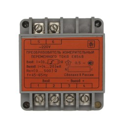 Преобразователь измерительный переменного тока Е854В 0-5а/4-20ма