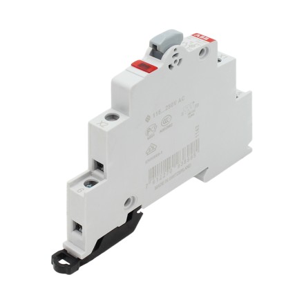 ABB E217-16-10C 2CCA703161R0001 Модульный кнопочный выключатель с красной подсветкой 1NO+1NC
