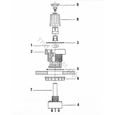 Siemens 3SB1000-7CH07 Ручка потенциометра