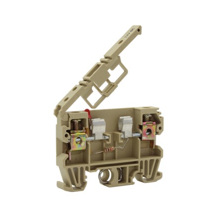Klemsan ASK 2LD 351220 Клеммник с держ. предохр. (5х20, 5х25) и индикацией 24VDC