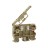 Klemsan ASK 2LD 351220 Клеммник с держ. предохр. (5х20, 5х25) и индикацией 24VDC
