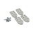 ABB 12858 1SLM012858A0000 Комплект кронштейнов