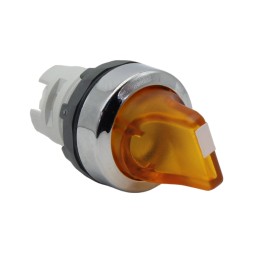 ABB M2SS2-21Y 1SFA611201R2103 Переключатель (корпус) желтый 2-х позиционный с фиксацией с подсветкой